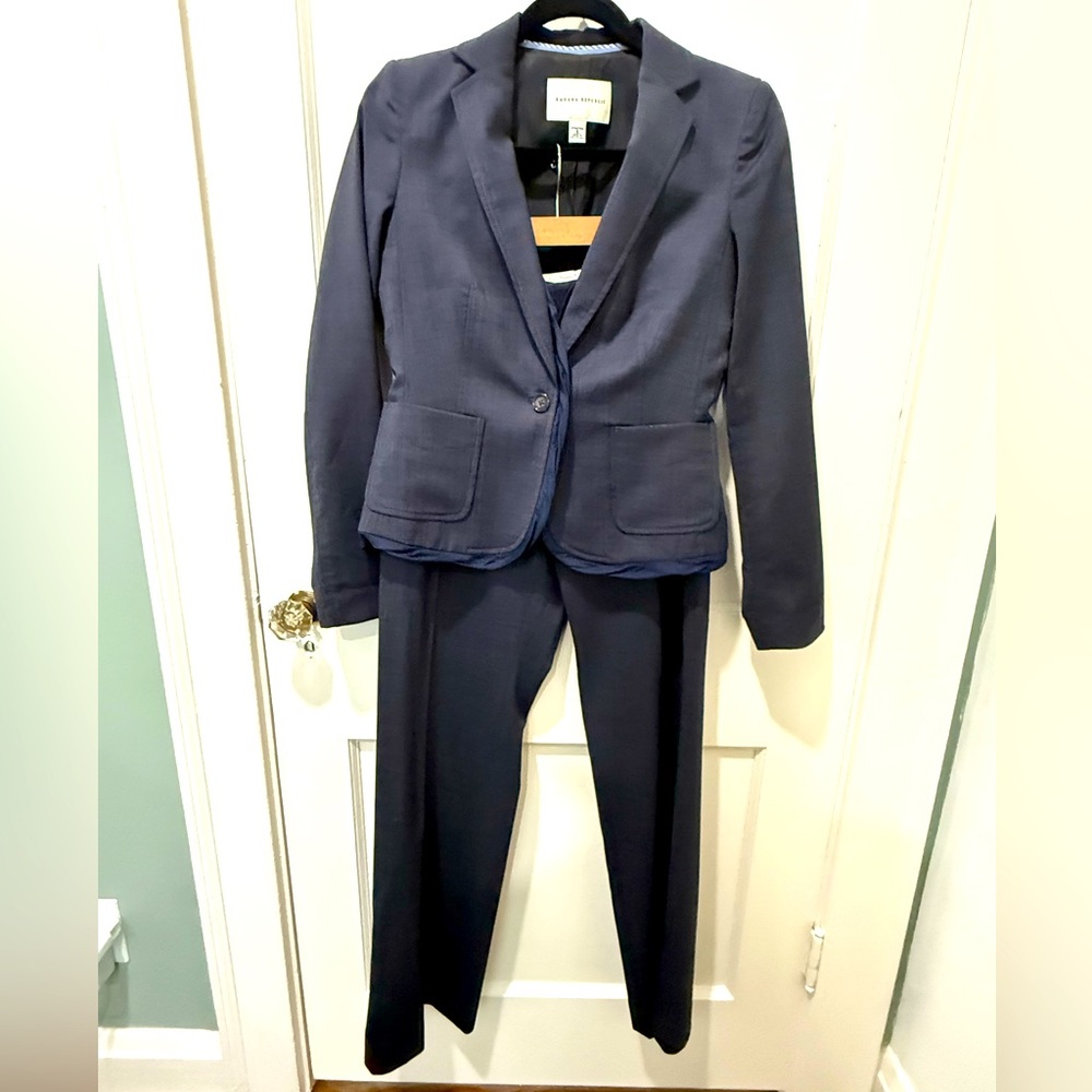 J Crew Women’s Two Piece Suit - Navy